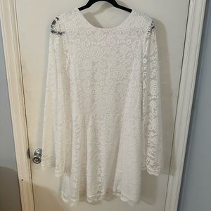 Show me your mumu Natalie Mini Dress Bridal XL NWT